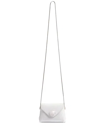 Khaite Nano Bobbi Crossbody Bag In Weiss