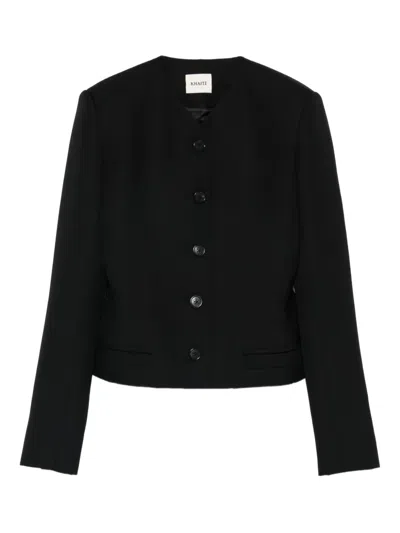 Khaite Nara Jacket In Black