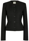 Khaite Nara Wool Jacket In Black