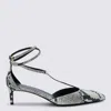 Khaite Python-print Ankle Strap Pumps With 4.5 Cm Heel In Animal Print
