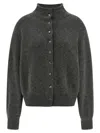 Khaite Nelya Cardigan In Gray