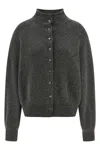 Khaite Nelya Cardigan In Gray