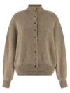 Khaite Nelya Cardigan In Neutral