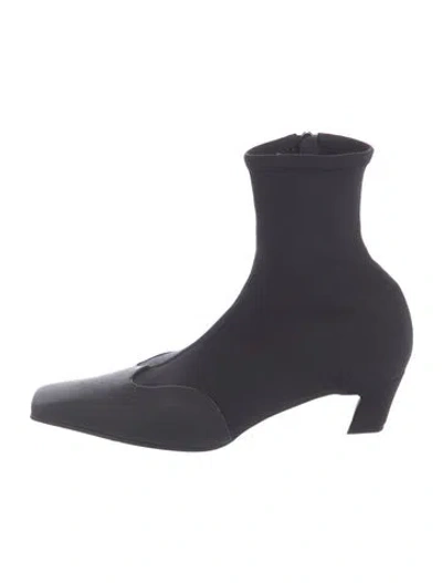 Pre-owned Khaite Neoprene Sock Boots In Blue