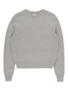 Khaite Nera Crew-neck Cashmere Sweater In Gray