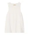 Khaite Netta Sleeveless Vest In White