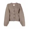 Khaite Scarlet Cashmere-blend Cardigan