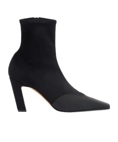 Khaite Nevada 85 Mid-calf Boots In Black
