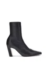 Khaite Nevada Ankle Boot In Black
