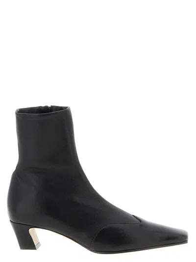 Khaite 'nevada' Ankle Boots In Black