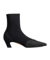 Khaite Nevada Ankle Boots In Black