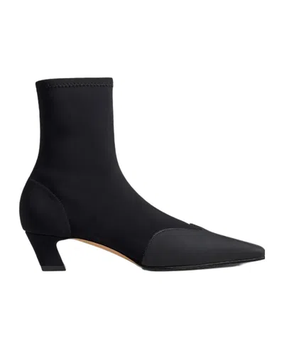Khaite Nevada Ankle Boots In Black