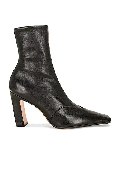 Khaite Nevada Ankle Stretch 85 Boot In Black