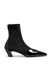 Khaite Nevada Ankle Stretch Boot 40 In Black