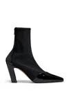 Khaite Nevada Ankle Stretch Boot 85 In Black