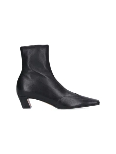 Khaite Nevada" Low Stretch Boot In Black