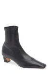Khaite Nevada Square Toe Bootie