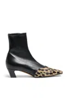 Khaite Nevada Stretch-leather Ankle Boots In Black