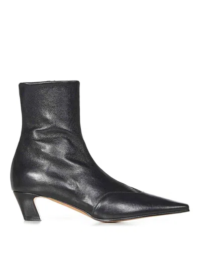 KHAITE NEVADA STRETCH LOW  ANKLE BOOTS