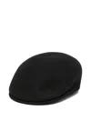 Khaite Newsboy Cap In Black