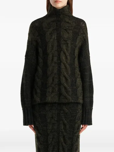 Khaite Nico Sweater In Green