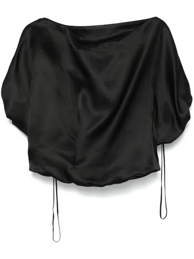 Khaite 'niles' Top In Black