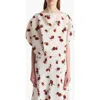 Khaite Niles Cropped Draped Silk And Cotton-blend Twill Top In White