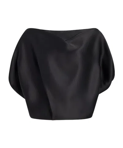 Khaite 'niles' Top In Black