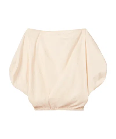 KHAITE KHAITE NILES CAP-SLEEVED TOP