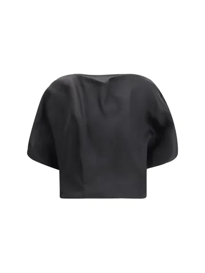 Khaite 'niles' Top In Black