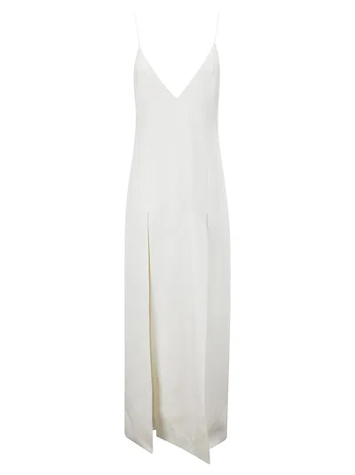 Khaite Nonya Dress In White