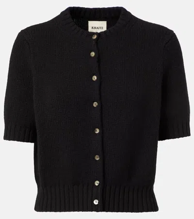 KHAITE NORA CASHMERE-BLEND CARDIGAN