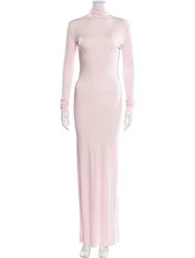 Pre-owned Khaite Norla Dress Long Dress In Pink