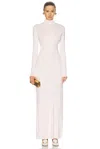 Khaite Norla Dress In Soft Pink