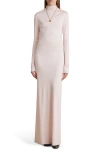 Khaite Norla Dress In Soft Pink