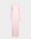 Khaite Norla Dress In Soft Pink