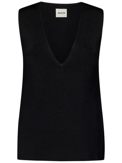 Khaite Heidi Black Top