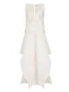 Khaite Ny Kenith Dress In White
