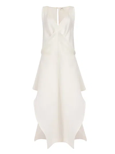 Khaite Ny Kenith Dress In White