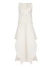 Khaite Ny Kenith Dress In White