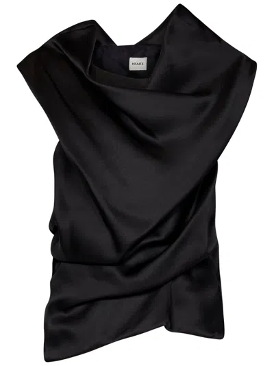 Khaite Ny Loula Top In Black