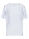 Khaite Womens White Mae Brand-patch Cotton-jersey T-shirt In White