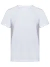 Khaite Womens White Mae Brand-patch Cotton-jersey T-shirt In White