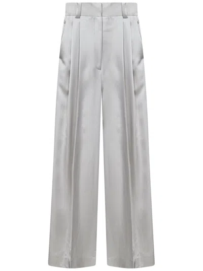 Khaite Ny The Simone Trousers In White