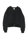 Khaite Nylon Bomber Jacket In Black