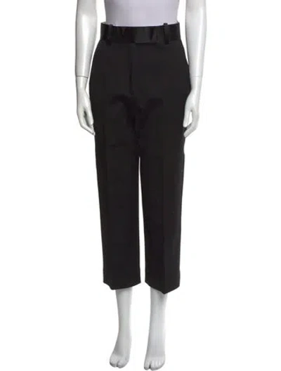 Pre-owned Khaite Nylon Straight Leg Pants In Black