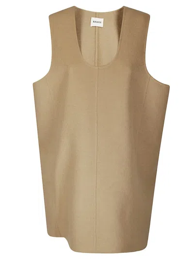 Khaite Nyona Dress In Brown