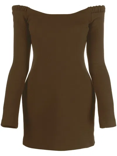 KHAITE OCTAVIA LONG-SLEEVE DRESS