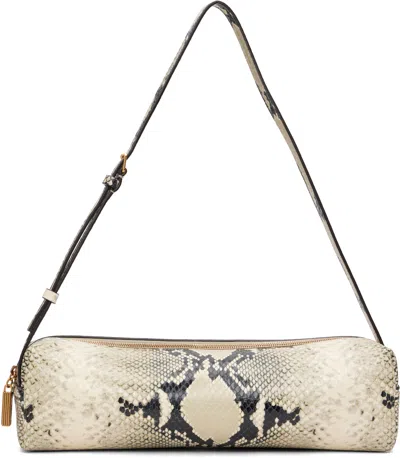 Khaite Off-white & Black Kye Shoulder Bag In Neutral