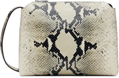Khaite Off-white & Black Lina Crossbody Bag